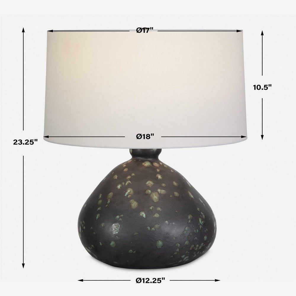 Uttermost Killarney Distressed Green Table Lamp UT-30375-1