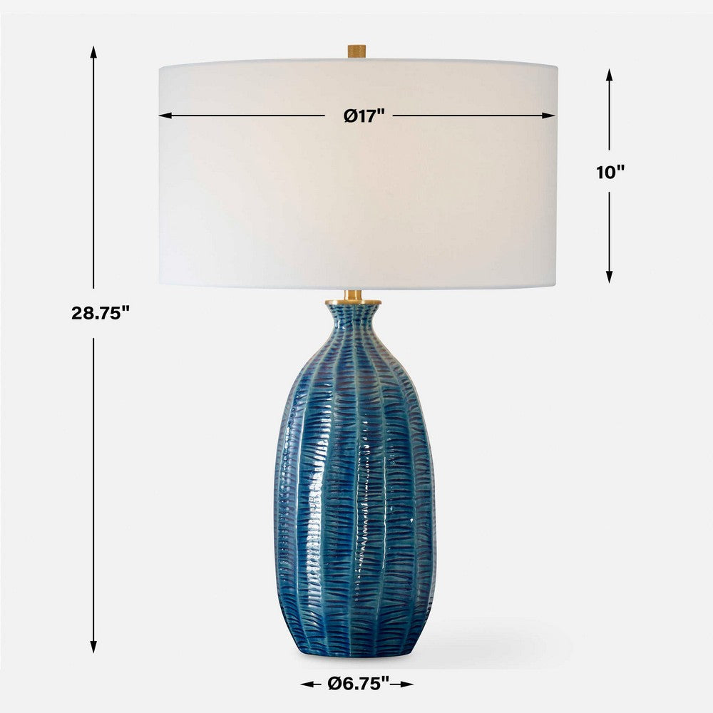 Uttermost Bixby Blue Table Lamp UT-30377-1