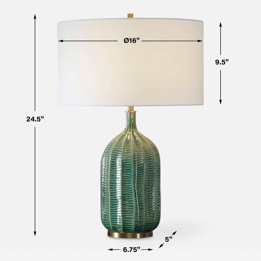 Uttermost Bixby Green Table Lamp UT-30378-1