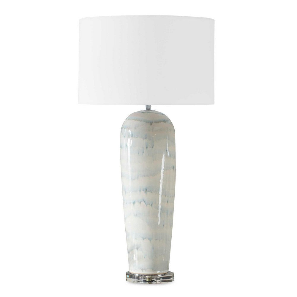 Uttermost Arden White Glaze Table Lamp UT-30379-1