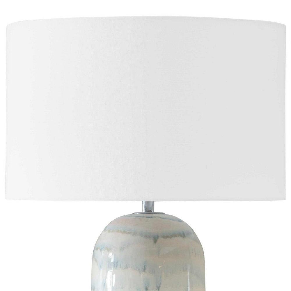 Uttermost Arden White Glaze Table Lamp UT-30379-1