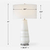 Uttermost Santino Crackled Ivory Table Lamp UT-30380-1