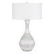 Uttermost Potter Striped Ivory Blue Table Lamp
