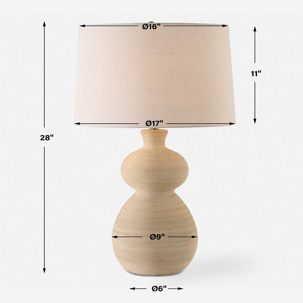 Uttermost Pueblo Fired Clay Table Lamp UT-30383-1
