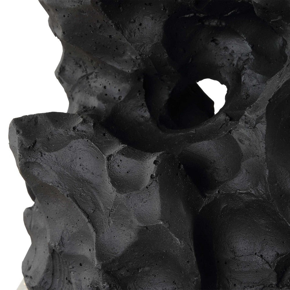 Uttermost Basalt Black Stone Table Lamp UT-30386-1