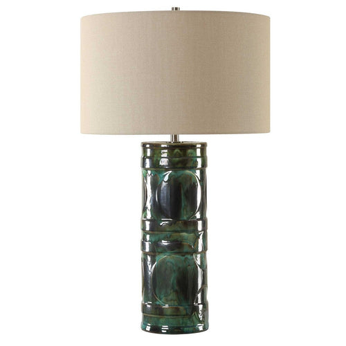Uttermost Loch Green Glaze Table Lamp