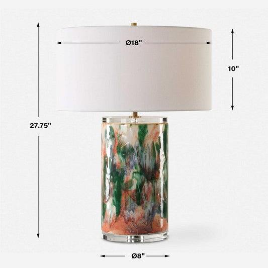 Uttermost Verdant Multi-Colored Table Lamp