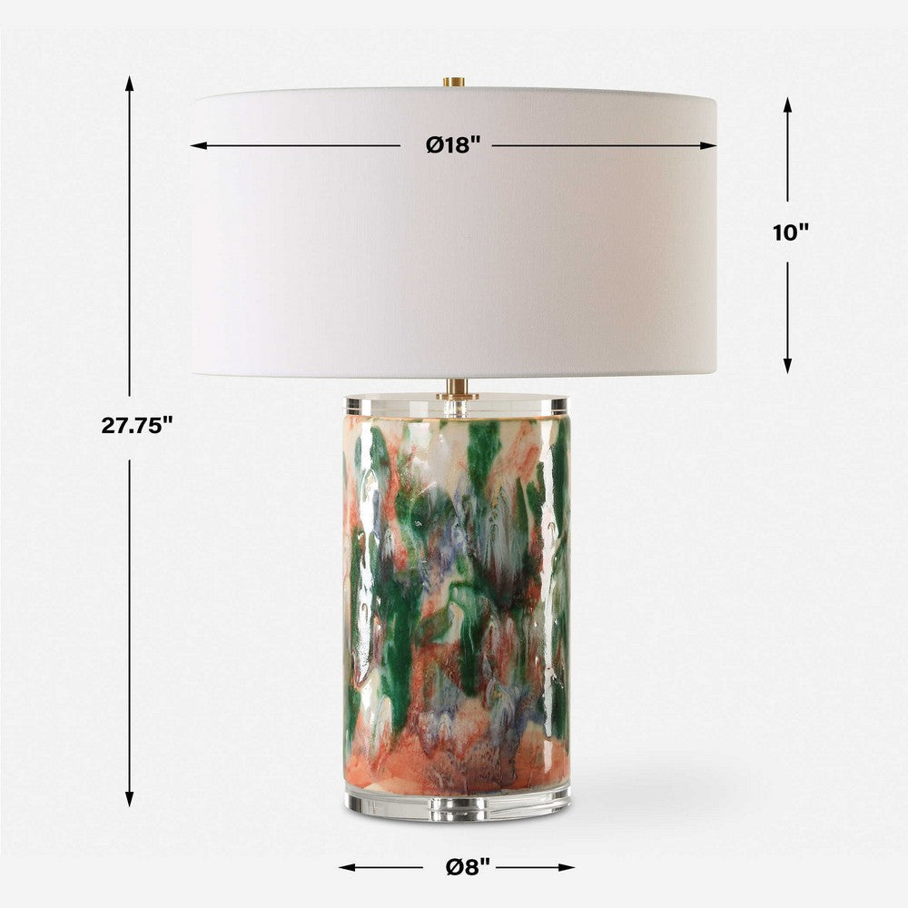 Uttermost Verdant Multi-Colored Table Lamp