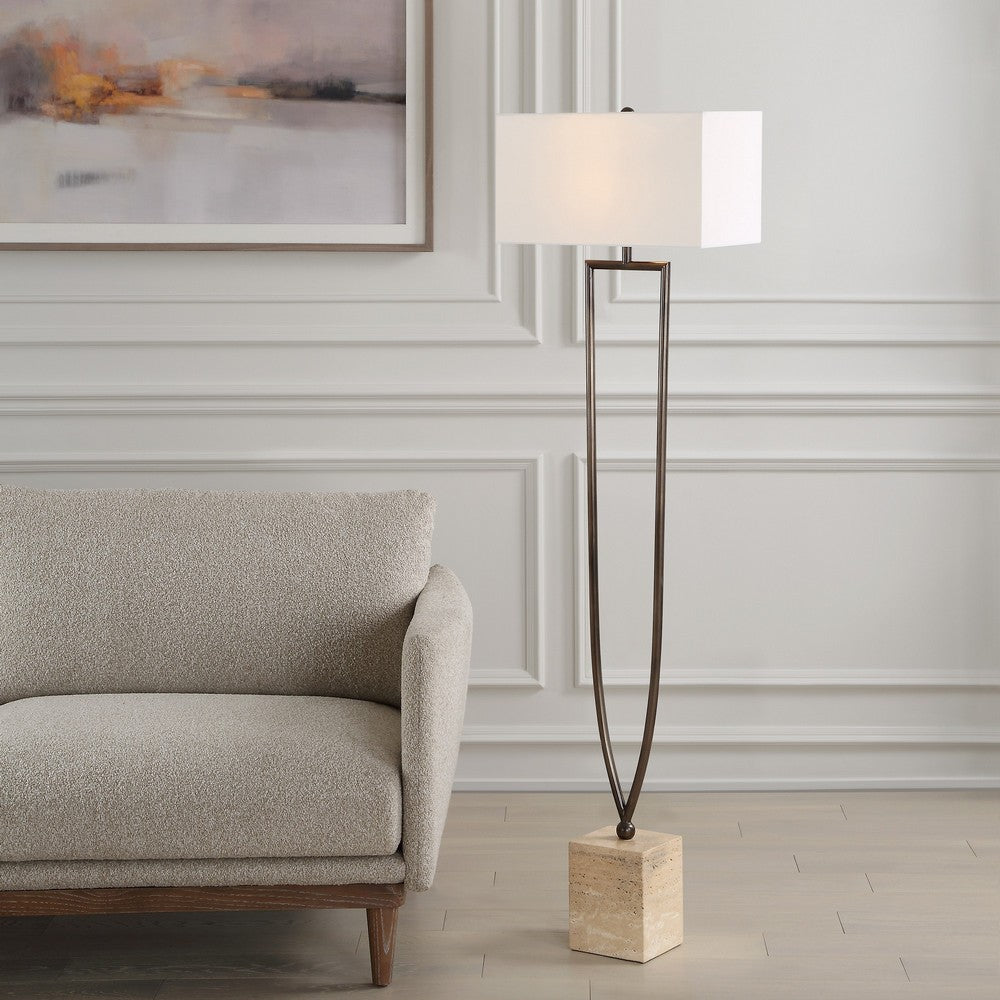 Uttermost 30399 Fork in The Road - 1 Light Floor Lamp-64 Inches Tall and 18 Inches Wide UT-30399