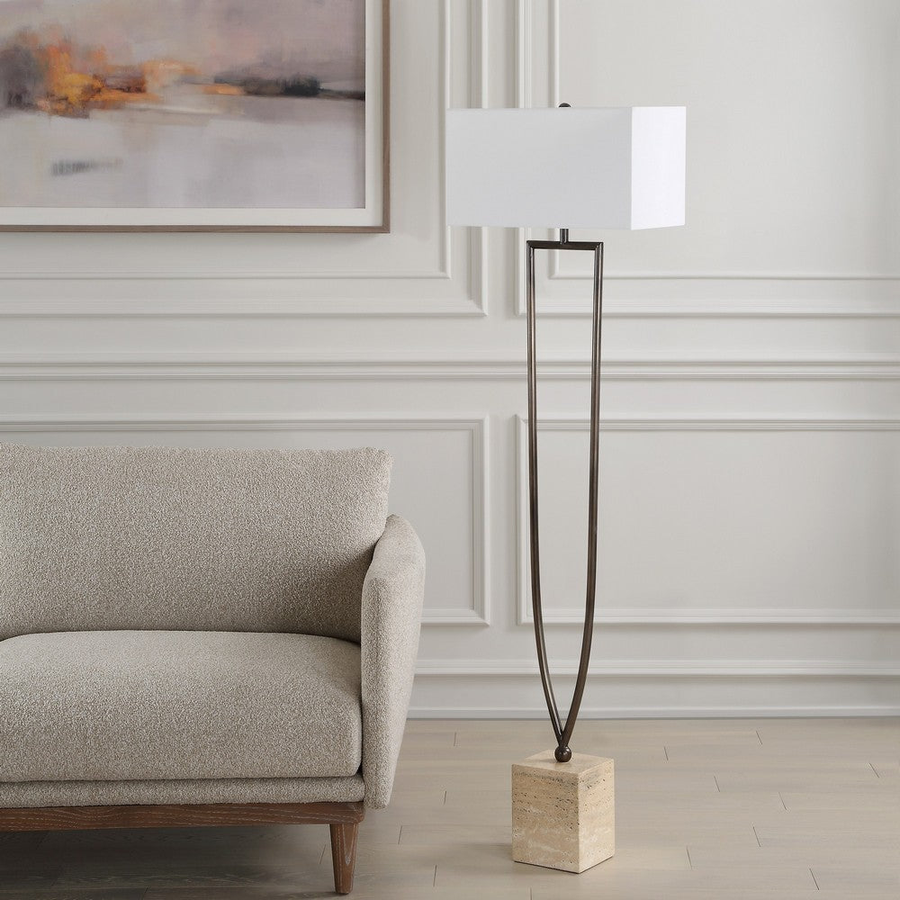 Uttermost 30399 Fork in The Road - 1 Light Floor Lamp-64 Inches Tall and 18 Inches Wide UT-30399