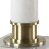Uttermost Plinth White Marble Table Lamp UT-30401-1