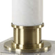 Uttermost Plinth White Marble Table Lamp UT-30401-1