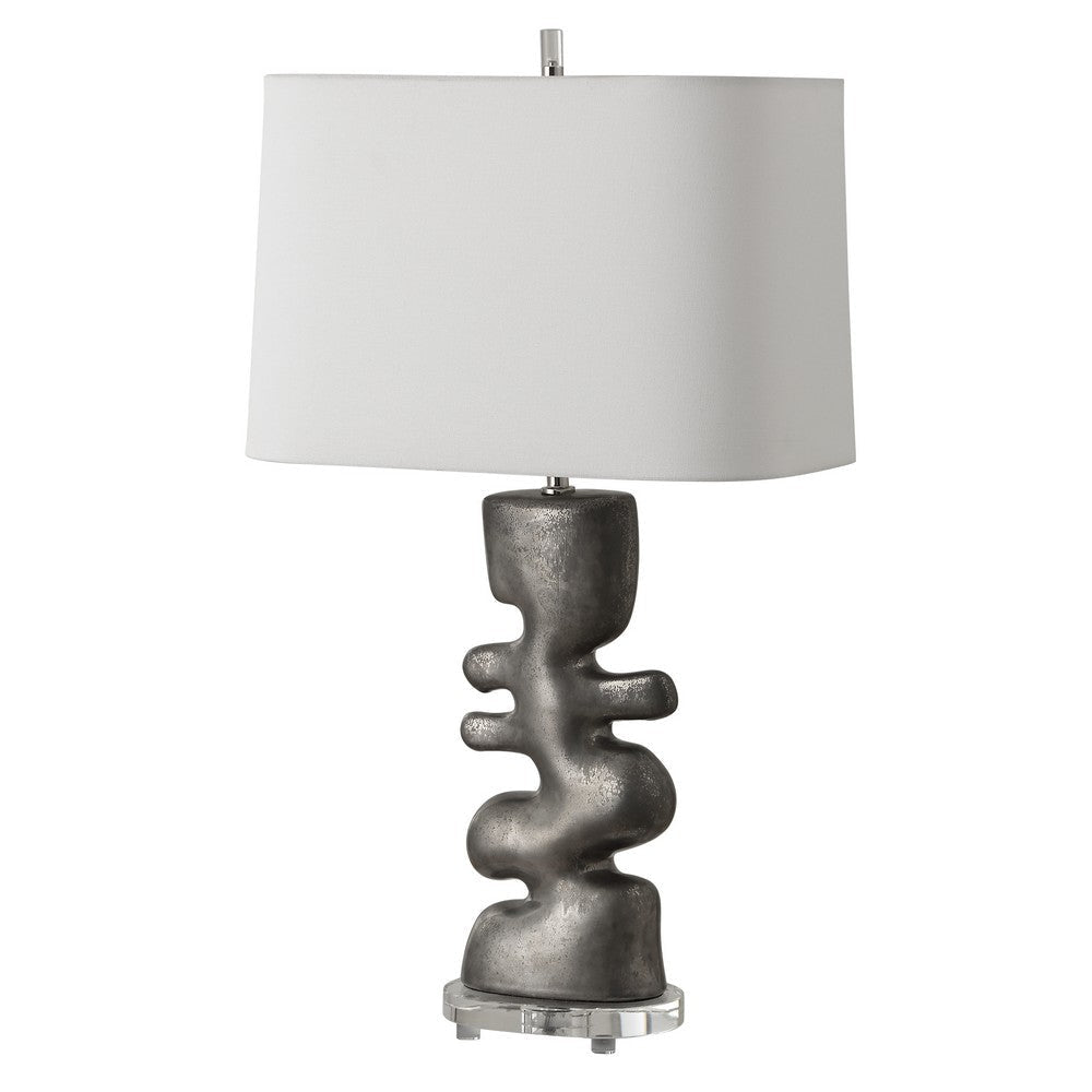 Uttermost Free Flowing Nickel Table Lamp UT-30408-1