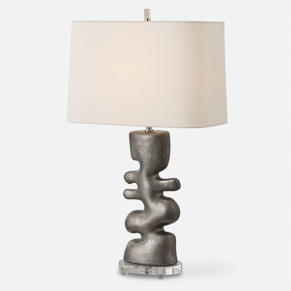 Uttermost Free Flowing Nickel Table Lamp UT-30408-1