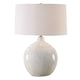 Uttermost Dribble White Glaze Table Lamp UT-30411
