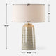 Uttermost Strata Tan Glaze Table Lamp UT-30412