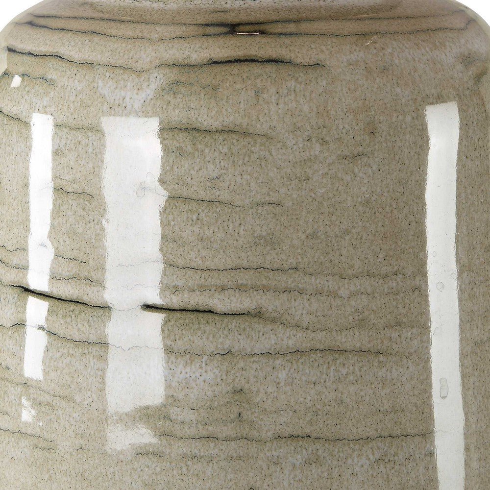 Uttermost Strata Tan Glaze Table Lamp UT-30412