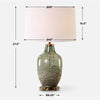 Uttermost Chianti Olive Glass Table Lamp UT-30418-1