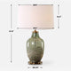 Uttermost Chianti Olive Glass Table Lamp UT-30418-1