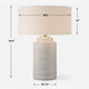 Uttermost Crimp Ribbed Table Lamp UT-30419