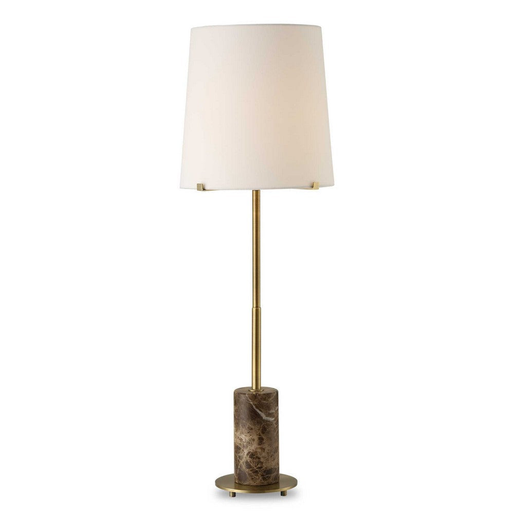 Uttermost Sepia Brown Marble Buffet Lamp UT-30422