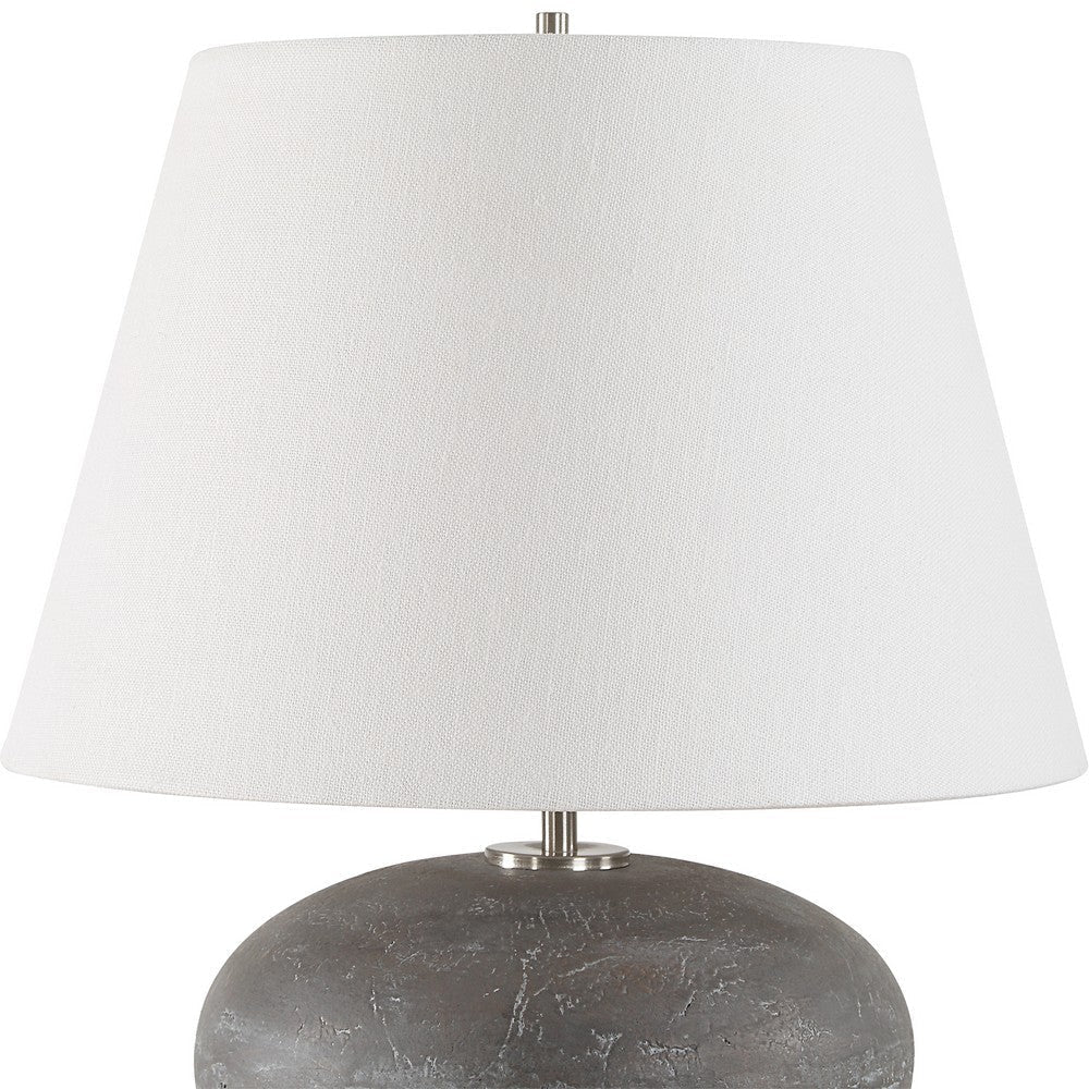 Uttermost Beckley Gray Stone Table Lamp UT-30430-1