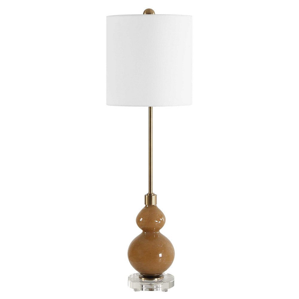 Uttermost Sienna Caramel Glass Buffet Lamp