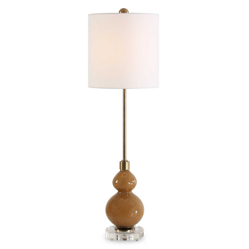 Uttermost Sienna Caramel Glass Buffet Lamp UT-30431-1