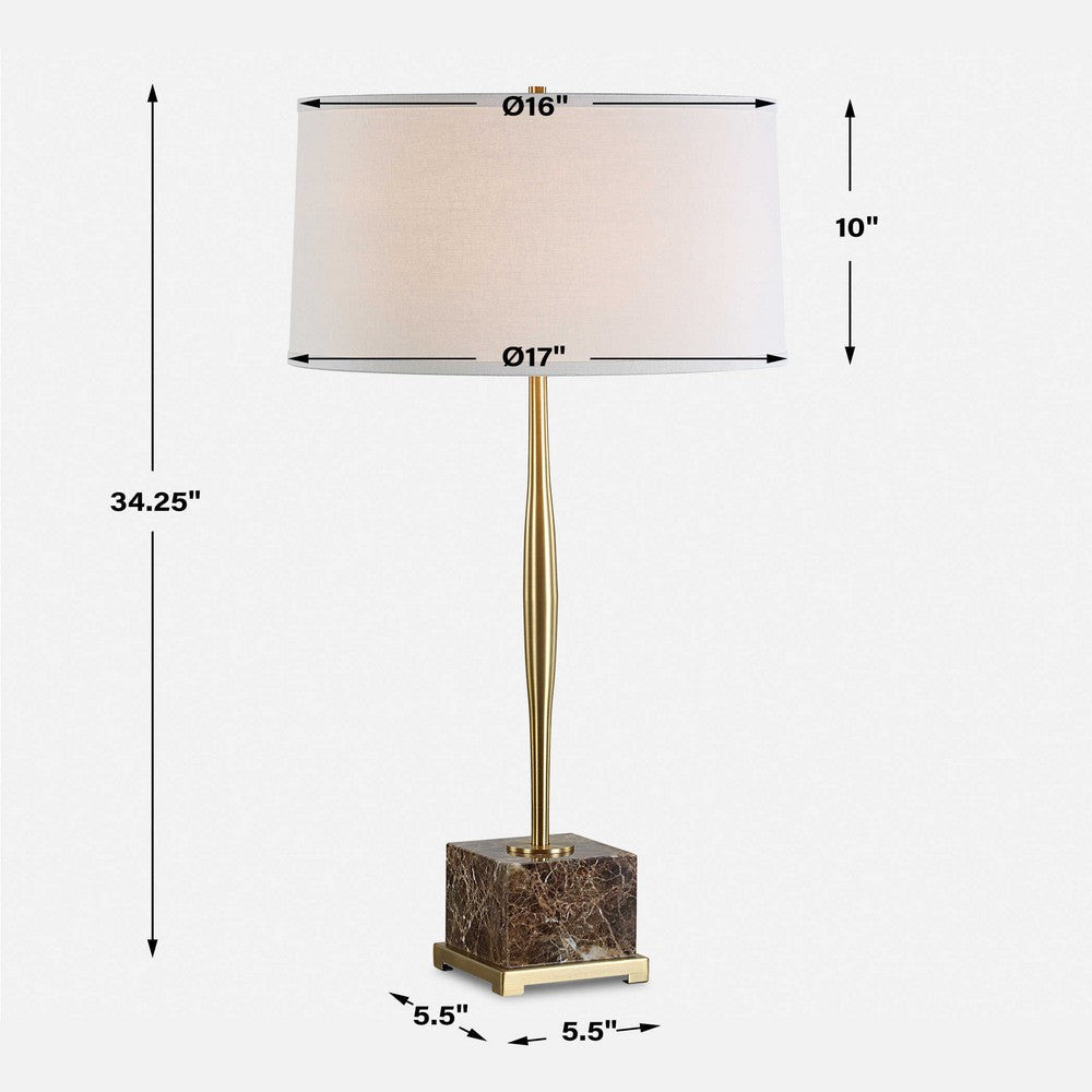Uttermost Booker Thin Brass Table Lamp UT-30433