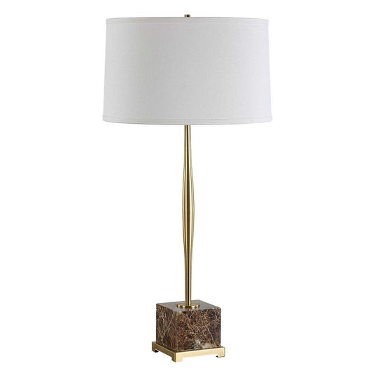 Uttermost Booker Thin Brass Table Lamp