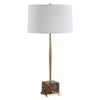 Uttermost Booker Thin Brass Table Lamp