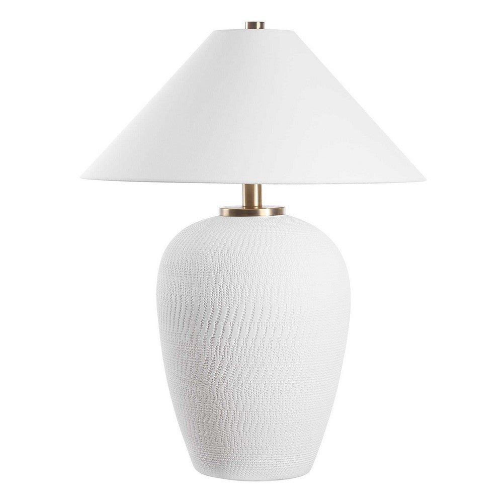 Uttermost Merriton Matt White Table Lamp UT-30451