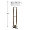 Uttermost Relic Gold Floor Lamp UT-30452