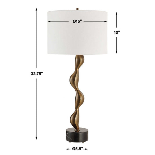 Uttermost Remolino Bronze Table Lamp