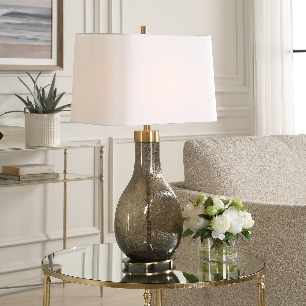 Uttermost Shyla Dark Glass Table Lamp UT-30465-1