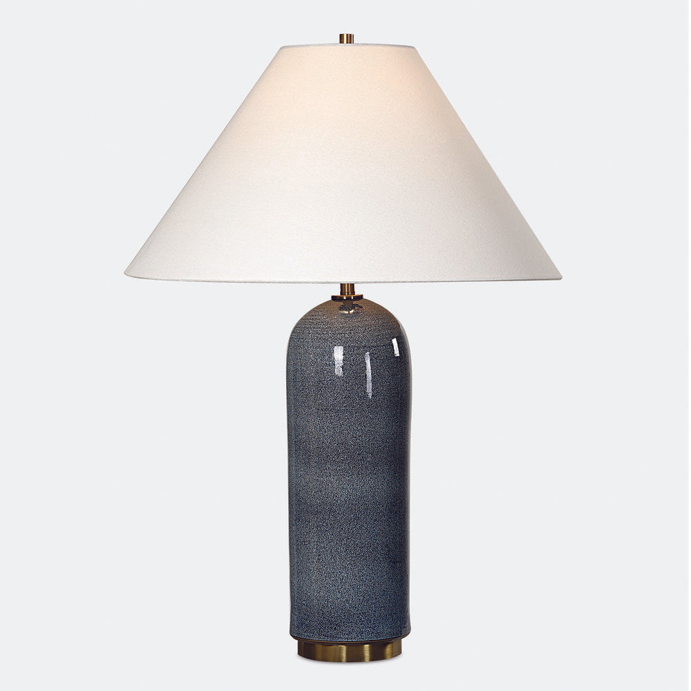 Uttermost Mayetta Deep Blue Table Lamp