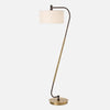 Uttermost Irwin Curved Brass Floor Lamp UT-30476