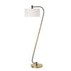 Uttermost Irwin Curved Brass Floor Lamp UT-30476