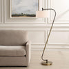 Uttermost Irwin Curved Brass Floor Lamp UT-30476