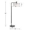 Uttermost Richie Black Floor Lamp UT-30477