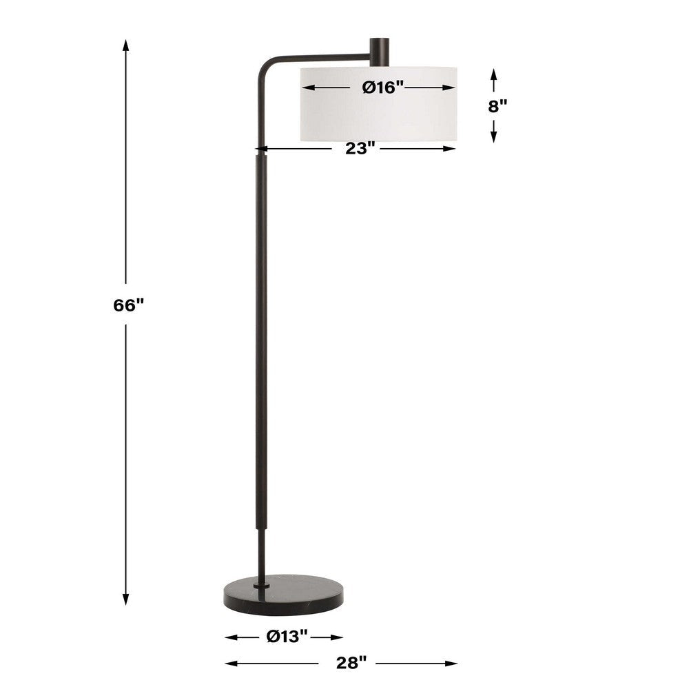 Uttermost Richie Black Floor Lamp UT-30477