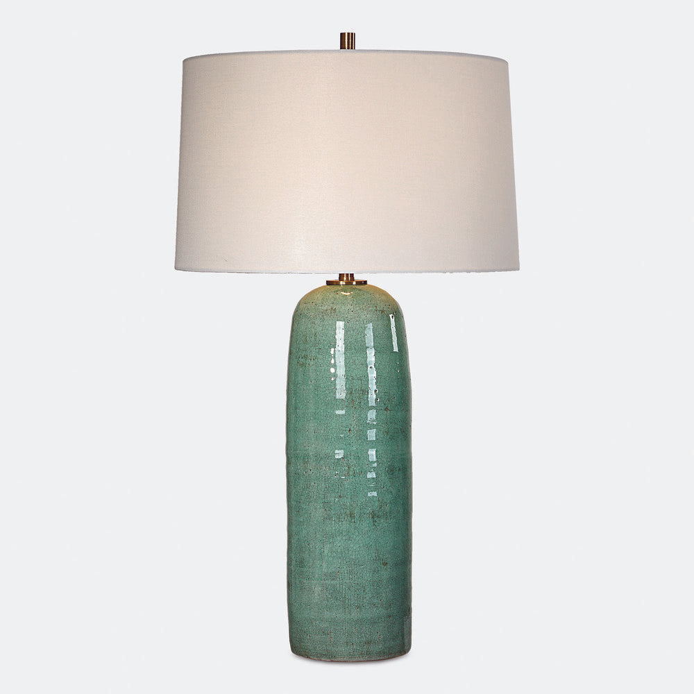 Uttermost Andale Crackled Teal Table Lamp