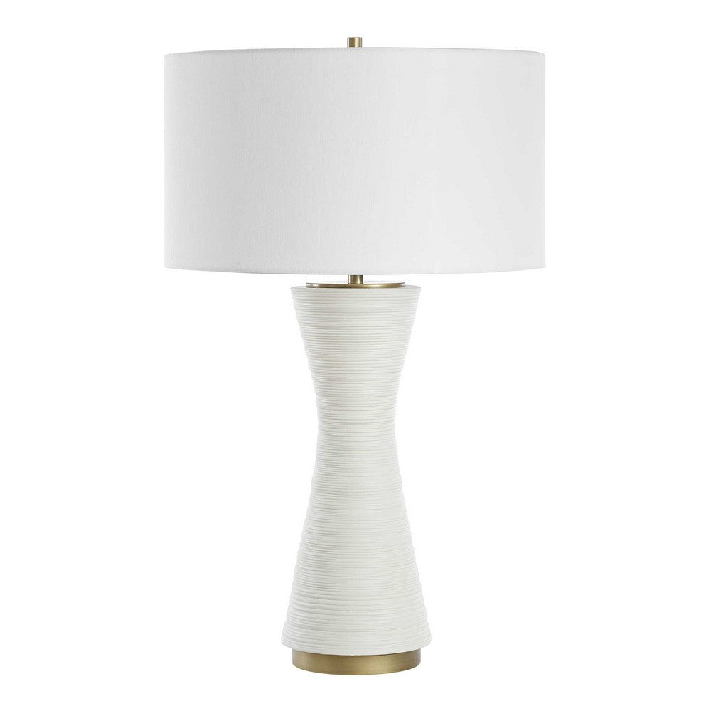 Uttermost Ridgeline Matte White Table Lamp UT-30482