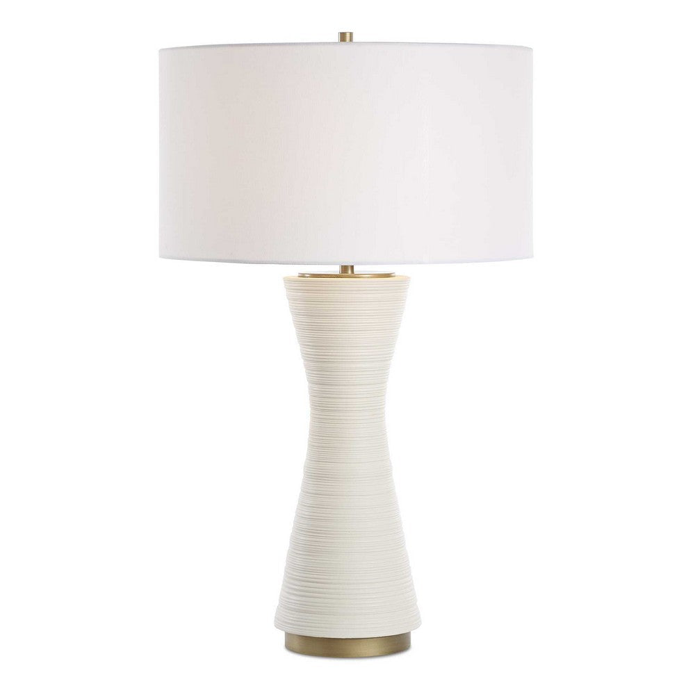 Uttermost Ridgeline Matte White Table Lamp UT-30482