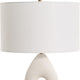 Uttermost Meridian Ivory Stone Table Lamp UT-30483