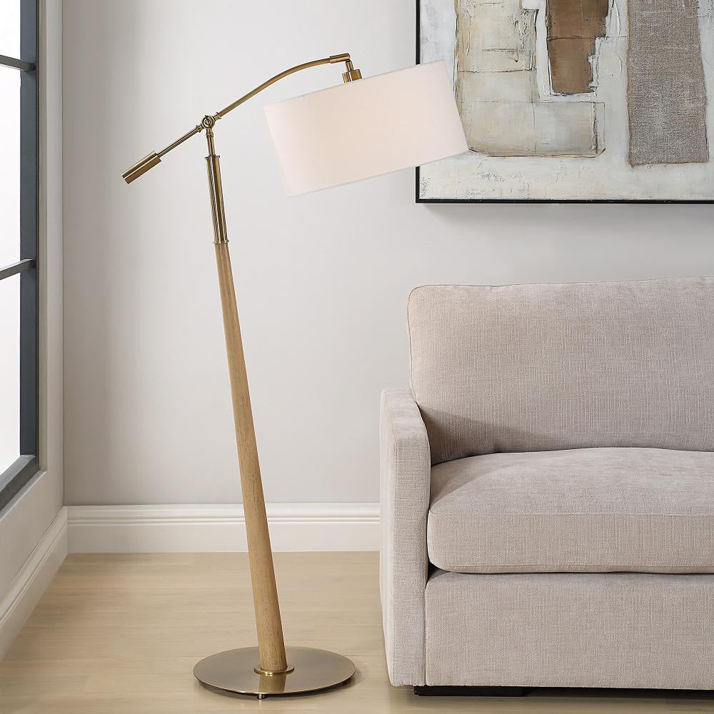 Uttermost Kennett Wooden Floor Lamp UT-30485