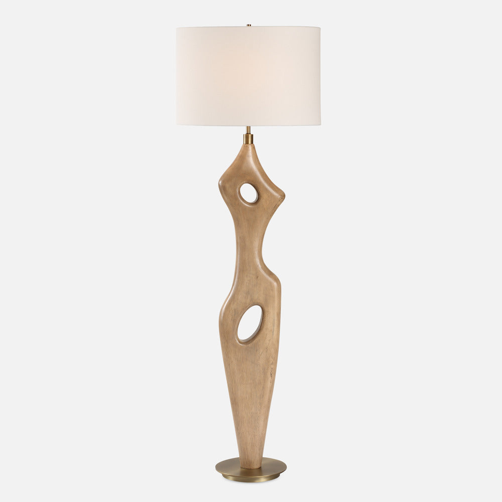 Uttermost Almyra Solid Wood Floor Lamp