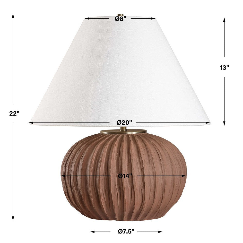 Uttermost Keoghan Terracotta Table Lamp UT-30489