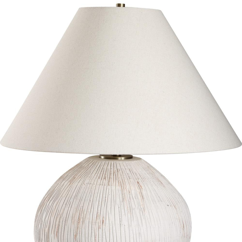Uttermost Meryl Aged White Table Lamp UT-30490