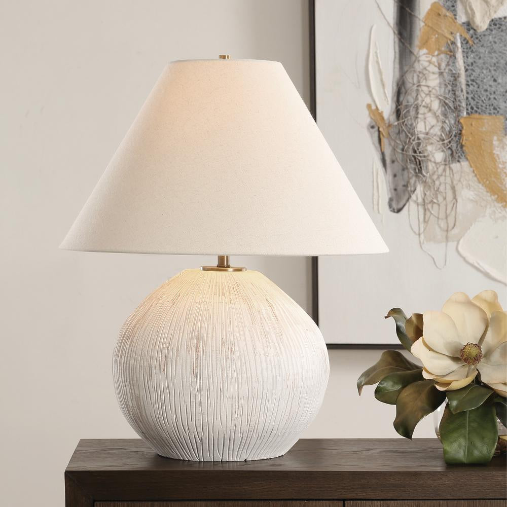 Uttermost Meryl Aged White Table Lamp UT-30490